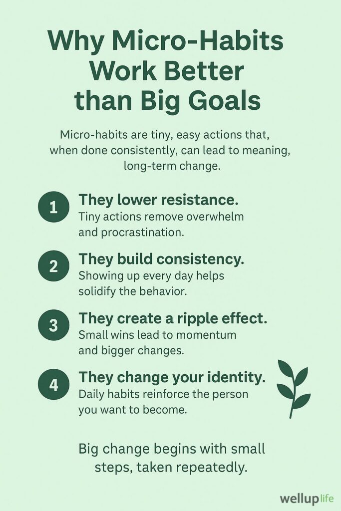 Why Micro-Habits Work Better Than Big Goals