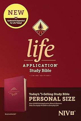 NIV Life Application Study Bible, Hardcover